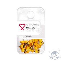 VEDANA 캐릭터압핀 꿀벌 사무실비품