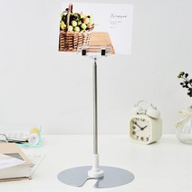 백화점 고객센터 안내문 게시 클립형 스탠드 생협매장 메뉴 식당 홀더 신선제품 네임택 전시회