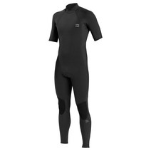 Billabong 남성 22Mm 엡솔루트 Gbs 백집 Short Sleeve 전신 Wet 수트 - 블랙 2aM423243, Black, X-Large