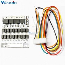 BMS 인산철 배터리 보호 BMS PCB 보드 10 팩 10S 36V 리튬 이온 리튬 셀 최대 40A 밸런스 53X63MM 전자 회로 보드 포함