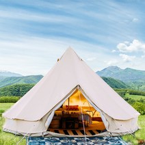 캠핑용 글램핑 텐트 야외 휴식 리빙 고급 간편, 4미터 탑폴