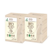 (코디) 코디 에코 챌린저 페이셜 티슈 180매*3입 2팩(친환경인증/천연펄프/무형광)