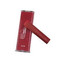 견고한 ABS 알토 색소폰 레진 리드 + 박스 장시간 운동용 목관 악기 초보자 부품 액세서리, 04 Jujube red