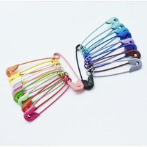 패션 옷핀 낱개 가방 부자재 의류 컬러옷핀 바느질 퀼트 재료 DIY 공예 홈패션 고정핀 옷삔 리폼 이불고정 수선 칼라 핀 의류핀, 옐로우