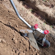 경운기 밭갈이 수동 쟁기쟁기 Furrowing 손 당기는 정원 도구 경운기 농업 경사 도랑 리징 기계, 한개옵션0