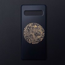 우리일쌍 무광 터프케이스 왕을 담은 블랙 골드 곤룡포 디자인 휴대폰 케이스/남자친구 제대 전역 선물 추천 (3677608), 아이폰6+