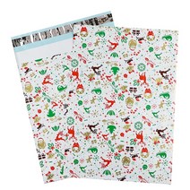 택배 비닐 종이 상자 박스 팩 10PCS 10x13 quot25x33cm 크리스마스 폴 리 메일러 포장 봉투 셀프 인감 가방 의류, [05] Halloween 02