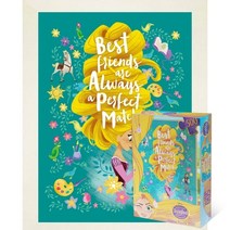 퍼즐피플 라푼젤 직소퍼즐, 500p, 라푼젤 금발의 공주 500피스 액자포함(우드화이트)