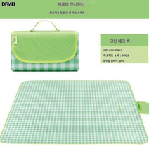 ZZJJC 인스 바람 피크닉 매트 방습 매트 피크닉 천막 사용자 외지 매트, 녹백격(평가 유례), 195*200(맞춤형)