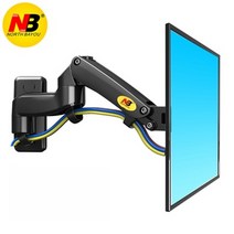 모니터베사홀 어고트론모니터암 nbh100 nbf100a ca2 nb f150 2-7kg 100x100 soporte 모니터 월 마운트 스크린 알루미늄 굿 가스 스프링 에어, f150 블랙, 1개