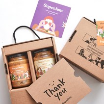 땅콩100% 슈퍼너츠 피넛버터 크런치 스무스 2종 선물세트 2개