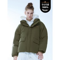 [AK PLAZA] [아키클래식] 미어캣 하이넥 구스다운 점퍼 카키