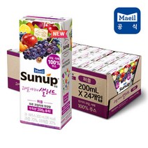 매일유업 썬업 과일야채샐러드 퍼플 200ml 24팩 과채혼합주스