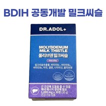 닥터아돌 몰리브덴 밀크씨슬 BDIH공동개발 종자추출, 30정 x 1개