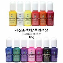 레진조색제/투명색상/Transparent color/10g, _9854_Red
