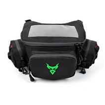 바이크탑박스 알루미늄 경량 베스파 150 TMAX 530 560 GTS250 XMAX300 용 터치 스크린 전면 오토바이 가방, 04 Green
