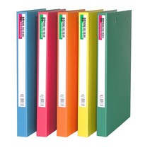 칼라 더블스프링화일 수입지 더블스프링화일 칼라보드파일 A4, 청색