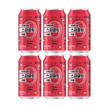 1am 원에이엠 스파클링 캔 애플, 355ml, 6개