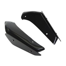 오토바이 페어링 부품 공기역학적 윙 키트 고정 윙렛 페어링 야마하 YZF-R3 YZFR3 R3 2019 2020 2021 202, 07 YZF R1 Black