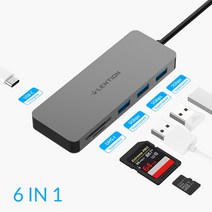 USB 허브 멀티 USB 3.0 HDMI 어댑터 도크 M1 MACBOOK PRO AIR 13.3 액세서리 USB-C 유형 C 3.1 분배기 11 포트 USB C 허브, 호주, [01] 6 in 1