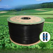 점적 분수 호스 관개 파이프 분무 수도관 농업용, E두께0.3구멍간격30cm한롤1000m