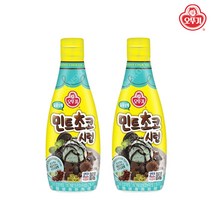 오뚜기 민트초코 시럽 220g X 2개 달콤상쾌 아이스크림 빙수 초콜렛 소스
