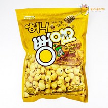 서울식품 허니뻥이요 240gX5개 옛날과자 옥수수스낵 꿀단지몰
