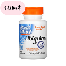 닥터스베스트 유비퀴놀 Co Q10 큐엔자임 코큐텐 카네카 50mg 90정, 1개, 90개
