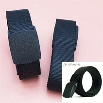 GVP 캐주얼 벨트 블랙 학생벨트 밀리터리 벨트 길이조절벨트