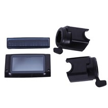 Lcd 디스플레이 보호 쉘 커버 가속기 브레이크 핸들 Led 라이트 Kugoo S1 S2 S3 전기 스쿠터, [1] Black