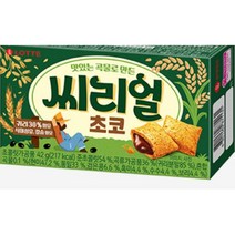 칠성 스낵바 회사간식 탕비실간식 맛있는 곡물로 만든 롯데 씨리얼 초코 간식박스 과자세트 대용량과자 42G 5개, 2세트