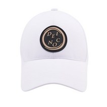 DEINOC 써클 로고 에센셜 볼캡 화이트 Circle logo essential ballcap white YE