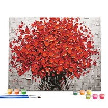 바보사랑 아이러브페인팅 DIY캔버스형 그림그리기 40x50cm 만개한화란.아이러브페인팅
