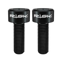 티타늄 합금 브레이크 레버 볼트 용 2pcs M5x14mm MTB 변속기 레버 나사 고정 브레이크 핸들 볼트 자전거 부품 4 C, 검은색