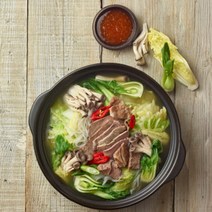 채선당 샤브샤브 3인세트 샤브탕3개+칼국수3개+칠리소스3개