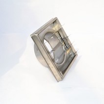 환기구 커버 에어밴트 환풍기 스퀘어 블라인드 통풍구 스테인레스 스틸 벽 금속 커버 배기 그릴 덕트, 02 SMS160
