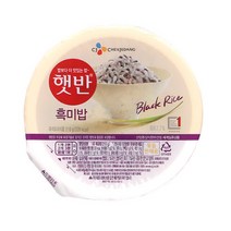 [조은마켓] CJ 햇반 오곡밥 현미밥 흑미밥 즉석밥 3개세트 선택!!, CJ흑미밥 햇반210g*3개, 1세트