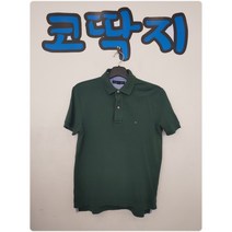 남03182 타미힐피거정품 반팔카라티 케주얼웨어 중고구제 코딱지구제