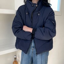 타니즈 하이넥 여성용 숏 패딩점퍼 타빈