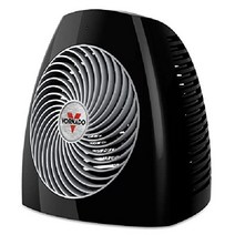 Vornado MVH 온도 개인 공간 공기 순환 온풍기 탁자 책상 히터 캠핑 휴대용 캠핑용 테이블 실내, 검은색