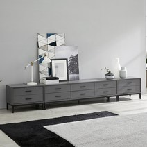 온가구 그라츠 그레이 2800 거실수납장세트|거실장TV장티비다이TV다이받침대장식장, 본상품선택