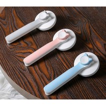 쇼핑의답 강아지 고양이 빗 원터치 브러시 사랑빗 슬리커브러쉬 단모종 장모종 털제거, 블루