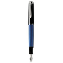 펠리칸 m200 만년필 클래식, Extra Fine Nib, Black/Blue