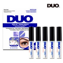 [듀오] 퀵셋 속눈썹 접착제 클리어 x 5개, 단품, 단품