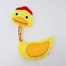 4개월 강아지 이갈이 장난감 치실 오리 치석제거 말티즈 봉제인형 닥스훈트 스트레스해소 노견, 1개