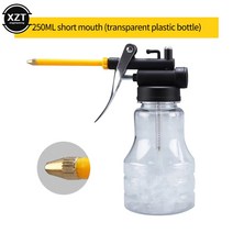 수동 그리스 건 주입기 펌프 250ml 350ml 급유용 투명 오일 캔 윤활 고압 펌프 윤활유 플라스틱 기계, a