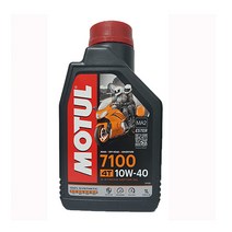 [정품]MOTUL 모튤 7100 10W40 100%합성유 오토바이 스쿠터 엔진오일, 1개