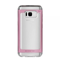 G호스트 Hostek Cloak 충격 방지 케이스는 갤럭시 S8 2017 (5.8 인치) 전용 무선 충전 지원 - (핑크)