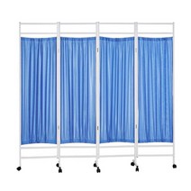 무빙월 병원 보건소 요양원 접이식 가림막 양호실 스크린 약국, P85-블루 네짝(두꺼운틀 이중지)