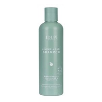 IDUN Minerals 볼륨 샴푸 - 강화 및 영양 - 보습 및 경량 - 얇은 모발용 - 말릭산 사과 줄기 세포 추출물 및 판테놀 포함 - 100% 비건 피부과 테스트 완료